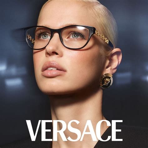 versace eyeglasses optical|clear Versace glasses on face.